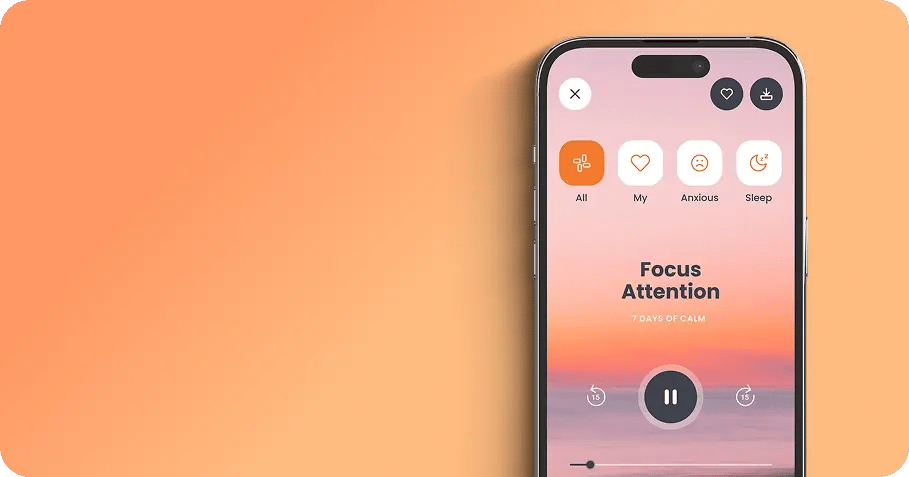 Calm4U phone tile grid background image