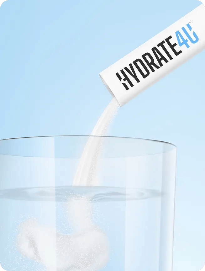 Hydrate4U bottle of water