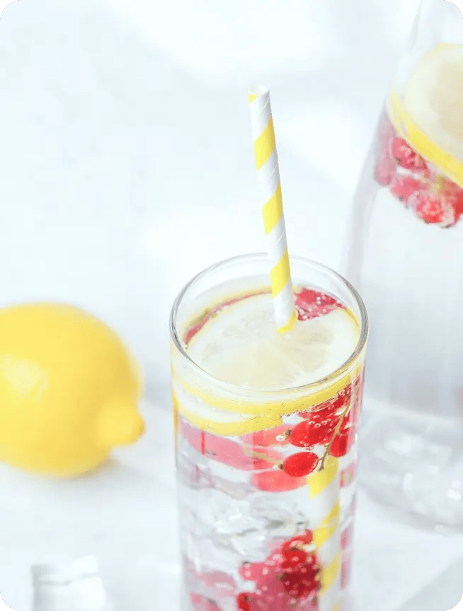 Hydrate4U drink in a glass-1