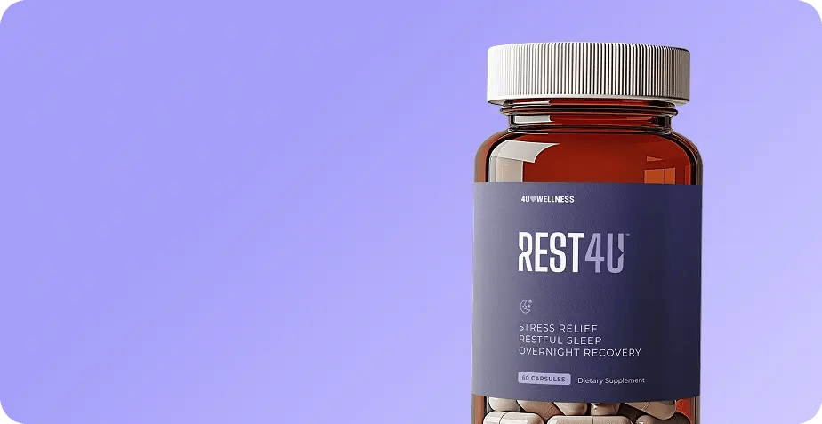 Rest4U tile grid background image pills bottle