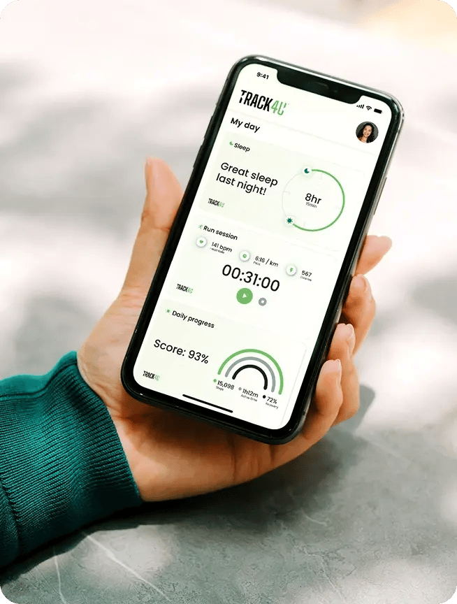 Track4U mobile phone app