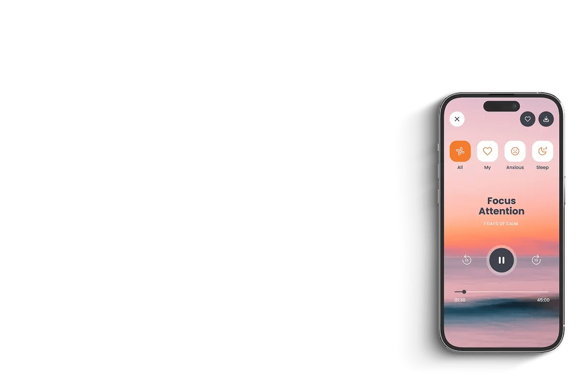 header image calm4u mobile phone layer